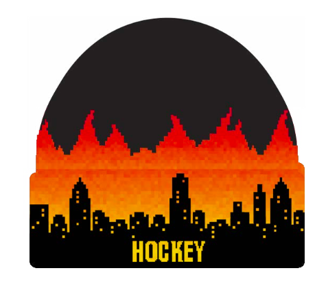 Hockey Lights Out Beanie Black/Fire – Slugger Skate Store