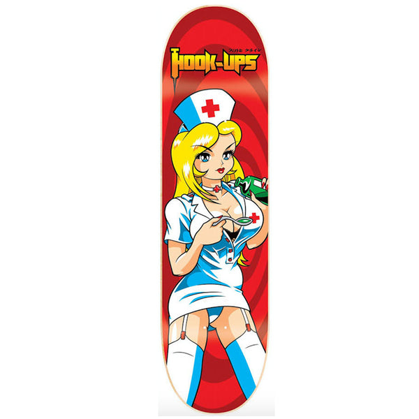Hook Ups Nurse Krissy Skateboard Deck - 8.00