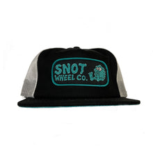 Snot Wheel Co Mesh Trucker Cap - Black/White