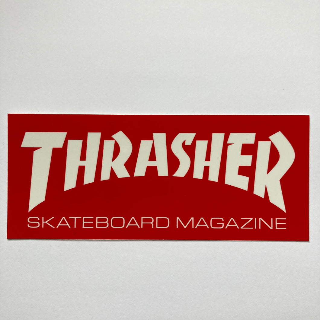 Thrasher Magazine Sticker - Large - Red