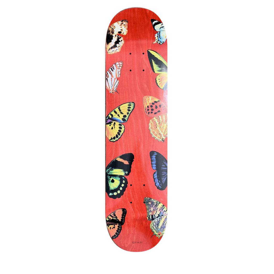 Quasi Butterfly One Skateboard Deck Red - 8.00