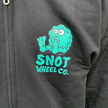 Snot Wheel Co Zip Up Hooded Sweatshirt - Black