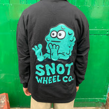 Snot Wheel Co Zip Up Hooded Sweatshirt - Black