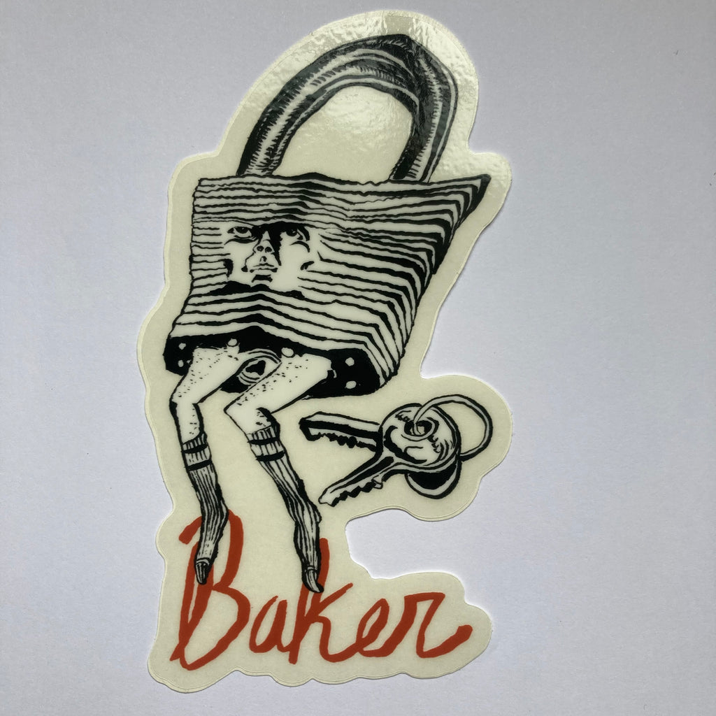 Baker Skateboards - Lock And Key Sticker – Slugger Skate Store