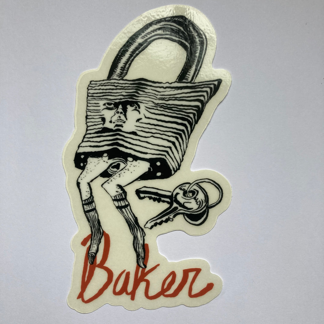 Baker Skateboards - Lock And Key Sticker