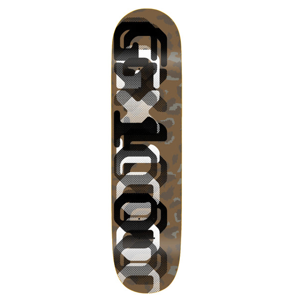 GX1000 OG Leopard Camo Skateboard Deck (Two) - 8.375