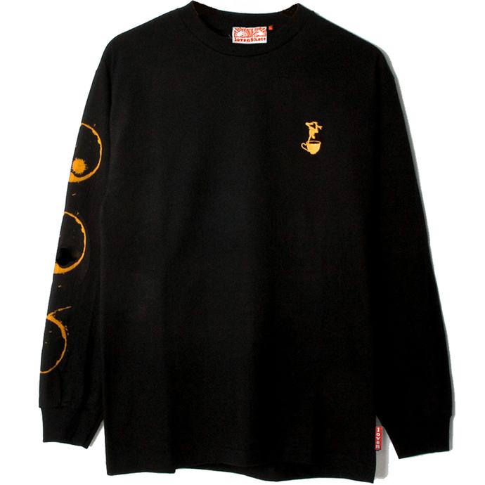 Lovenskate Drink Chai, Get Rad Longsleeve T-Shirt - Black