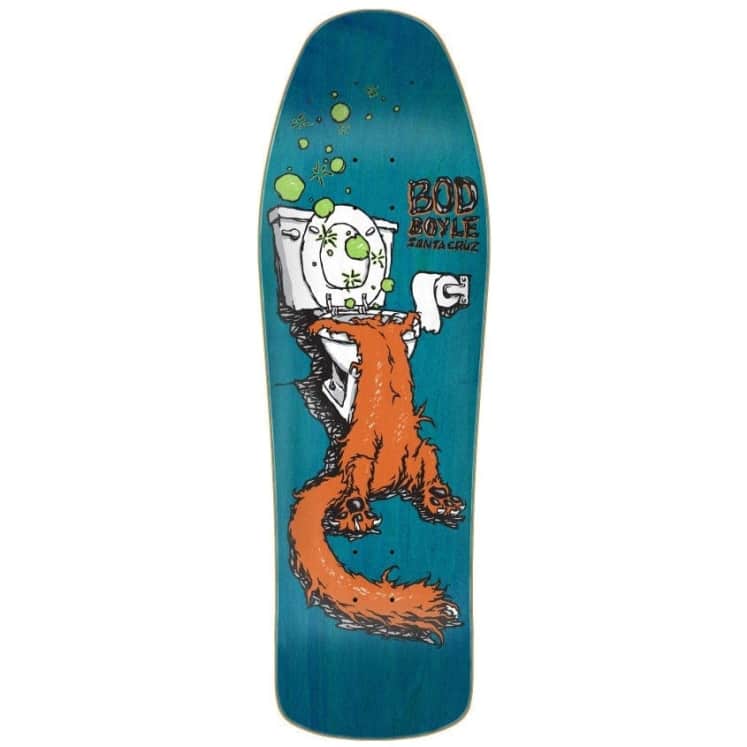 Santa Cruz - Reissue Bod Boyle Sick Cat Skateboard Deck - 9.99