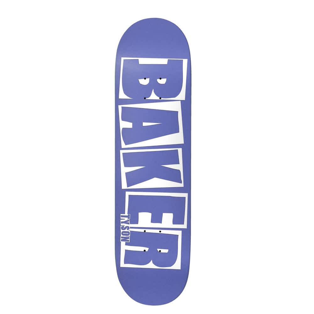 Baker Skateboards Tyson Peterson Brand Name Periwinkle Skateboard Deck - 8.0