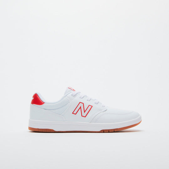 New Balance Numeric 425 Team Skateboard Shoe - White / Red