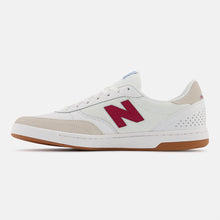 New Balance Numeric 440 Skateboard Shoes - White/Burgundy