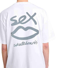 Sex Skateboards 3M Reflective Back Print T-Shirt - White
