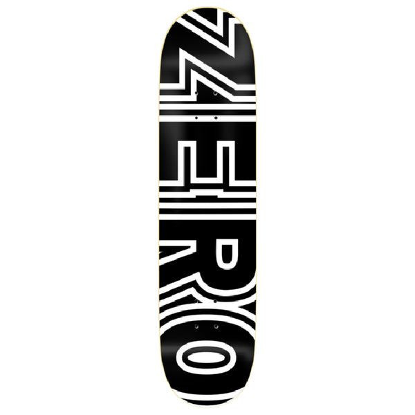 Zero Skateboards Classic Bold ZERO Skateboard Deck - 8.25