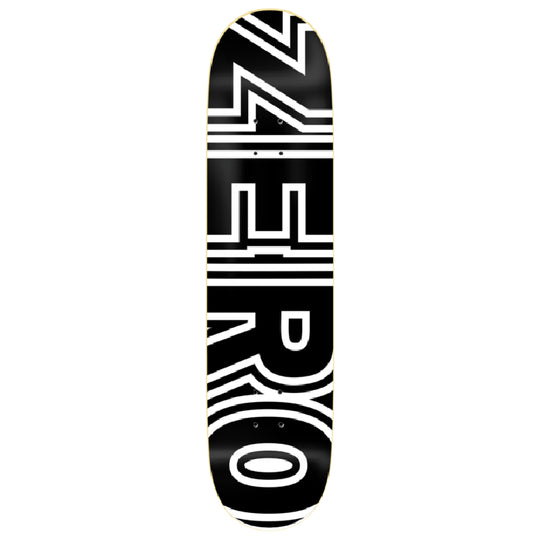 Zero Skateboards Classic Bold ZERO Skateboard Deck - 8.25