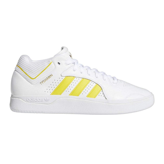 Adidas Skateboarding Tyshawn Shoes - Cloud White/Yellow/Gold Metallic