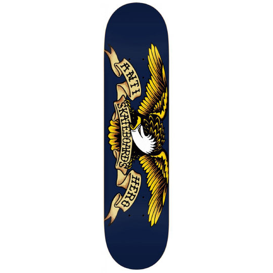 Anti Hero Skateboards Classic Eagle Skateboard Deck Navy - 8.5
