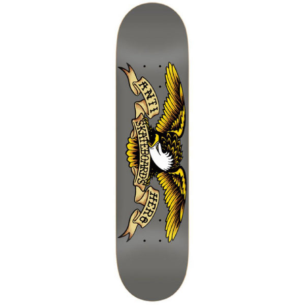 Anti Hero Skateboards Classic Eagle Skateboard Deck Grey - 8.25