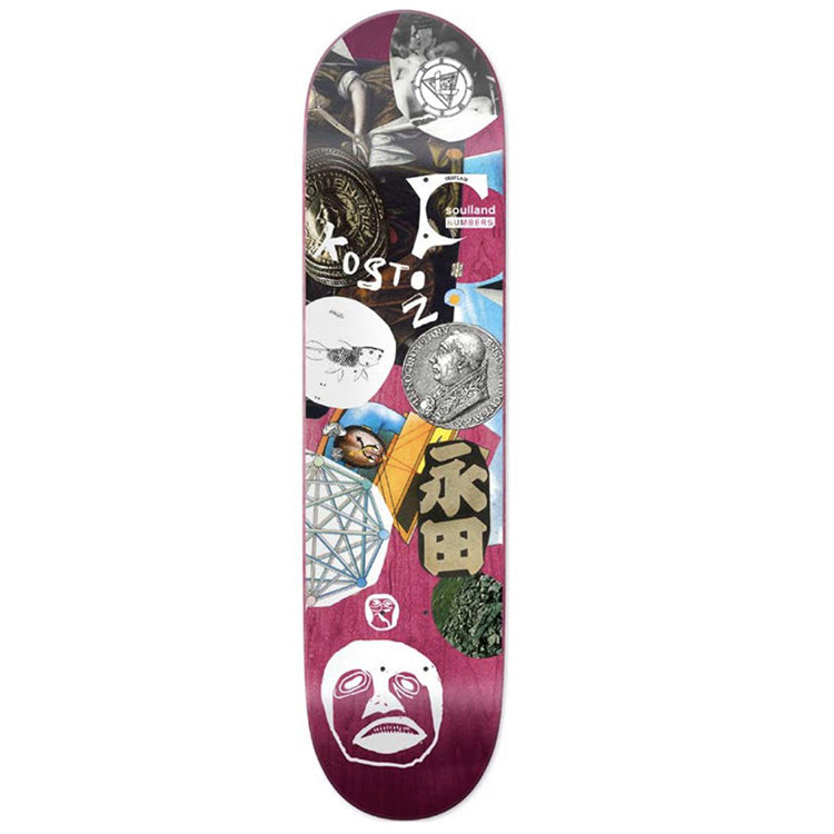 Numbers x Soulland Eric Koston Edition 7 Skateboard Deck -  8.5