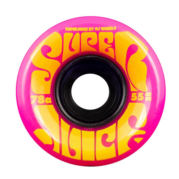 OJ Wheels Mini Super Juice 78A Skateboard Wheels Pink - 55mm