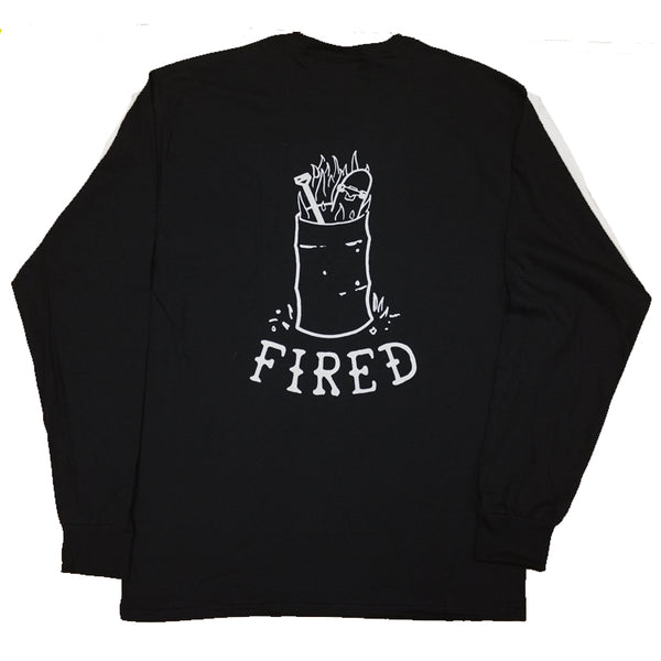 Our Life Fired Long Sleeve T-Shirt - Black