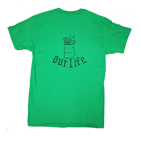 Our Life Lindig Barrel T-Shirt - Green