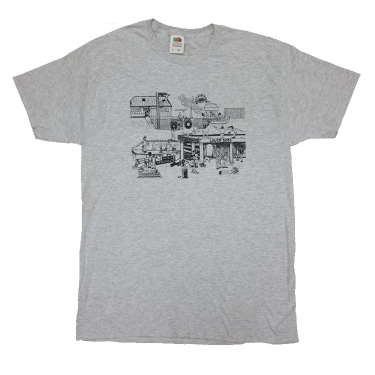 Our Life Lower Bobs T-Shirt - Grey