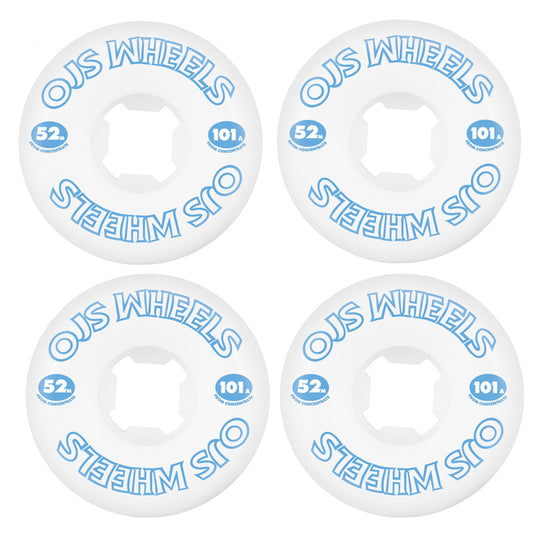 OJ Wheels From Concentrate Hardline 101A White Skateboard Wheels - 52mm