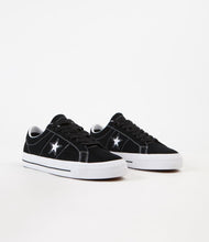 Converse One Star Pro Ox Skate Shoes - Black/Black/White