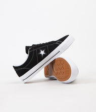 Converse One Star Pro Ox Skate Shoes - Black/Black/White