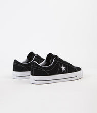 Converse One Star Pro Ox Skate Shoes - Black/Black/White