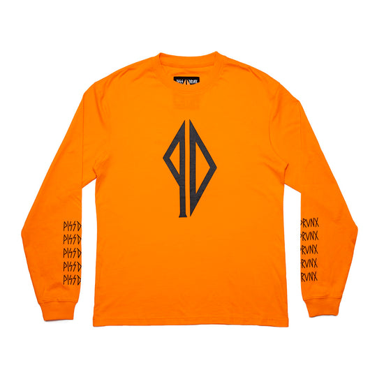 Piss Drunx Big Logo Longsleeve - Orange