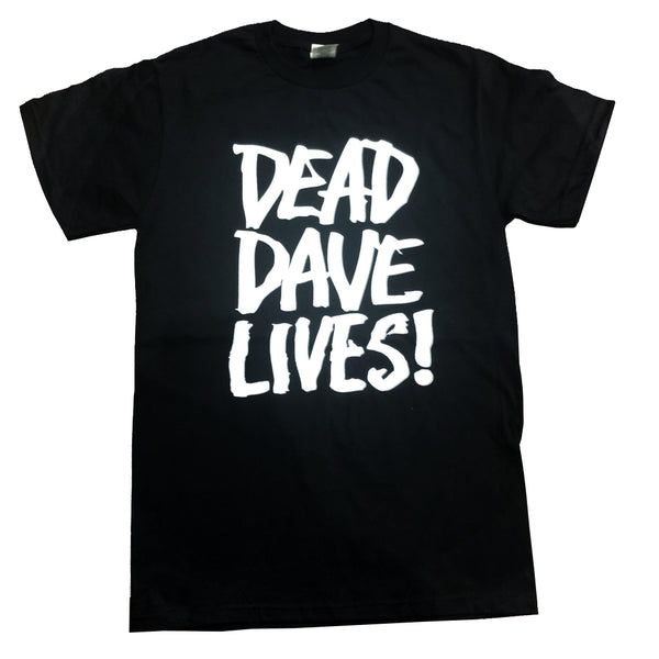 Slugger/Heroin Skateboards - Dead Dave Lives! T-Shirt Black