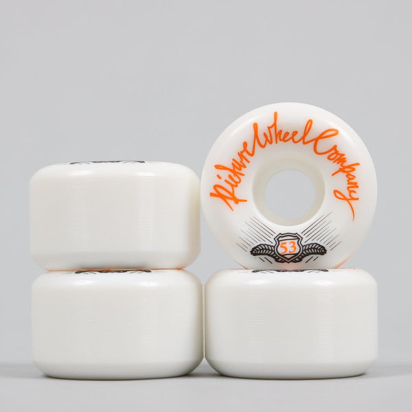 Picture Wheel Company POP Skateboard Wheels (Tangerine) - 53mm