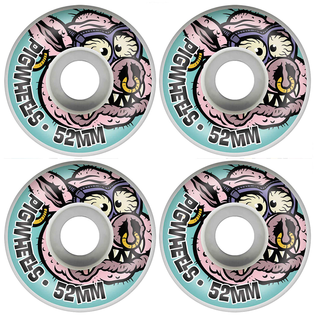 Pig Wheels Pro Lines Toxic Skateboard Wheels - 52mm