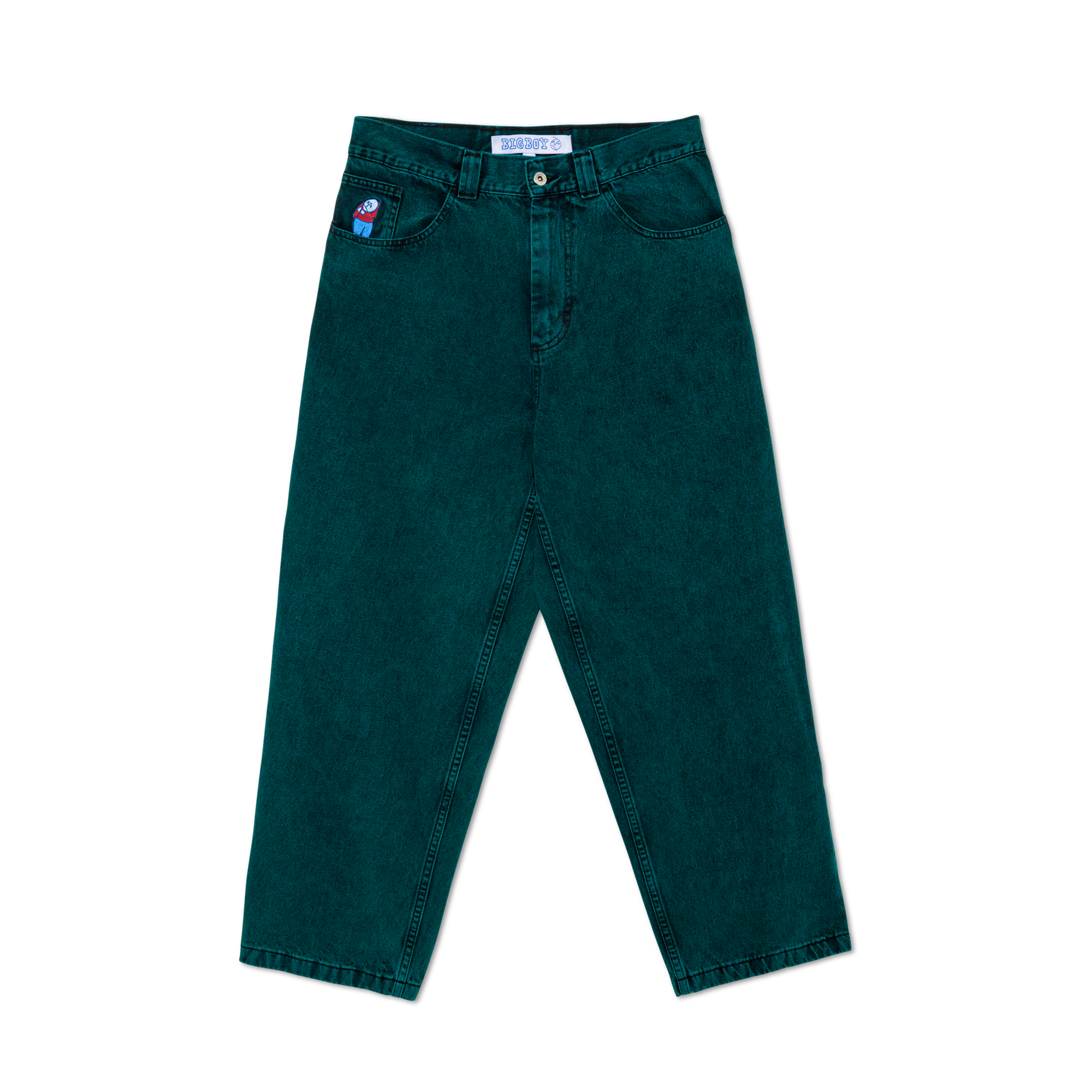 Polar Skate Co Big Boy Jeans - Teal Black – Slugger Skate Store