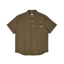 Polar Skate Co Mitchell Flannel Shirt Green Brown
