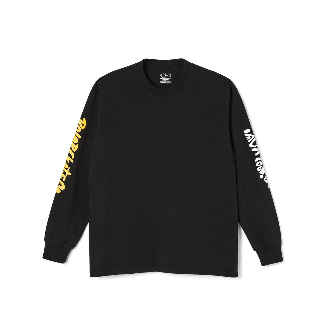 Polar Skate Co Facescape Longsleeve Black