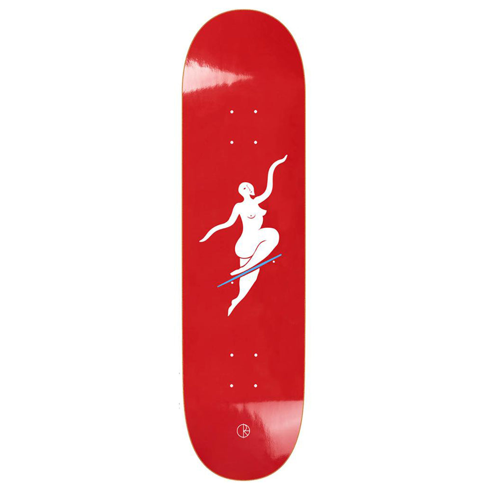 Polar Skate Co No Comply Red Skateboard Deck - 7.875