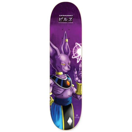Primitive Skateboards Dragonball Super 2 Destroyer Purple Skateboard Deck - 8.38