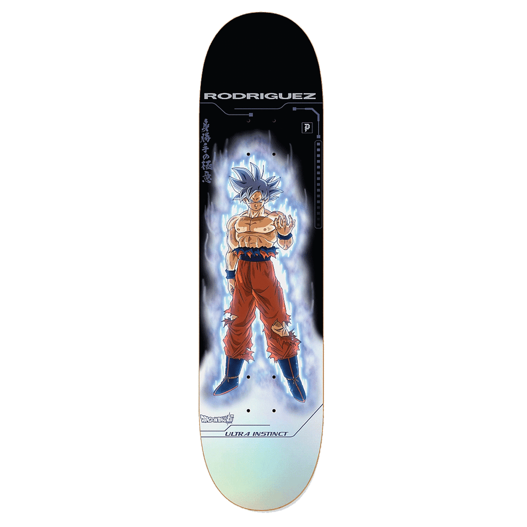 Primitive Skateboards Dragonball Super 2 Skateboard Rodriguez Ultra Skateboard Deck - 8.00
