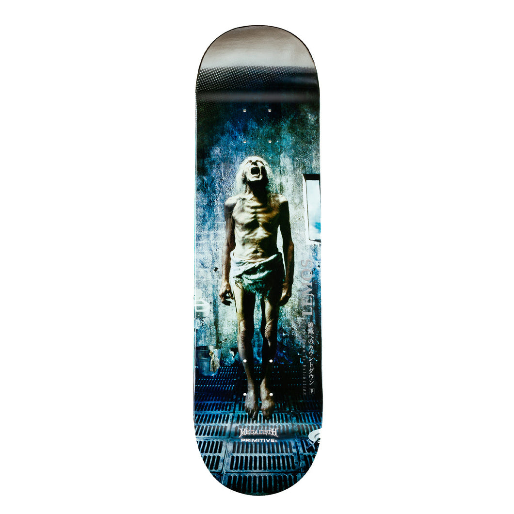 Primitive Skateboards Tiago Lemos Countdown To Extinction Skateboard Deck - 8.25 (Megadeth)