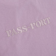Pass-Port Official Embroidery T Shirt - Lavender