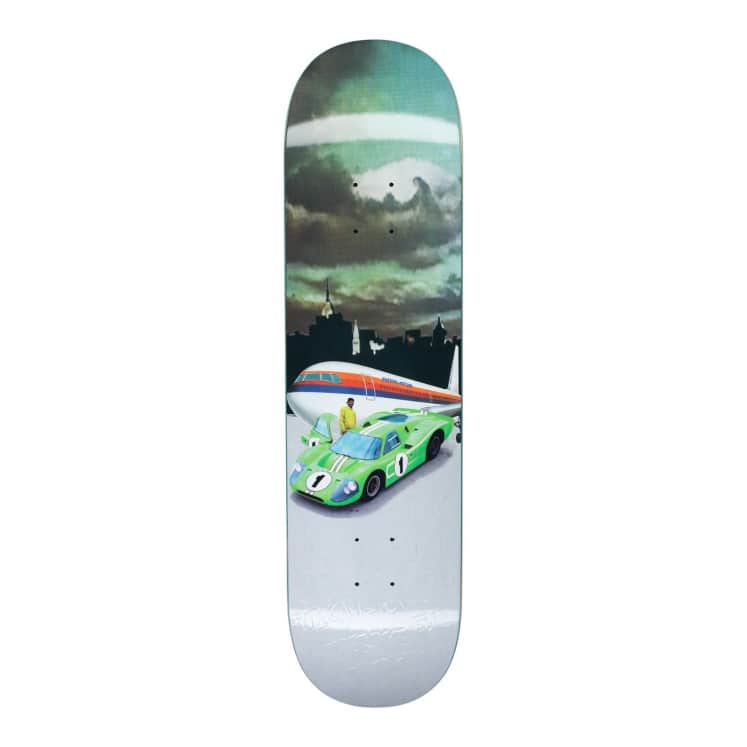 Fucking Awesome Tyshawn Jones Racer 2 White Skateboard Deck - 8.18