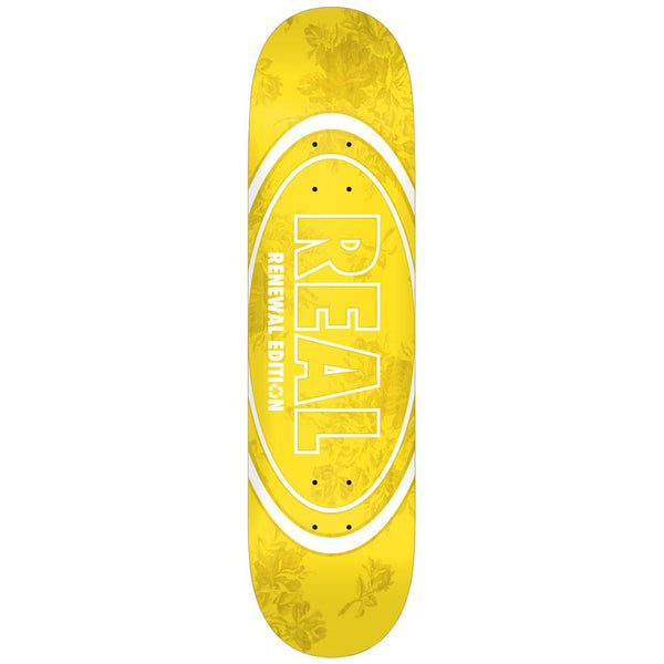 Real PP Floral Renewal Yellow Skateboard Deck - 7.75