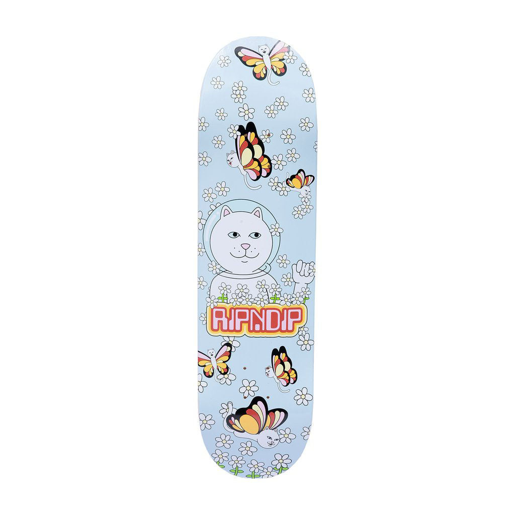Rip N Dip Butterfly Lavender Skateboard Deck - 8.25