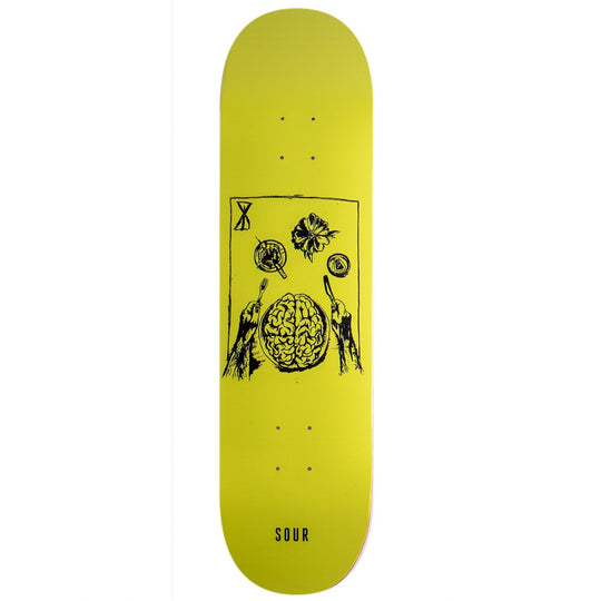 Sour Solution Skateboards Brainfeast Skateboard Deck - 8.375