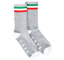 Skateboard Cafe Stripe Socks Heather / Green