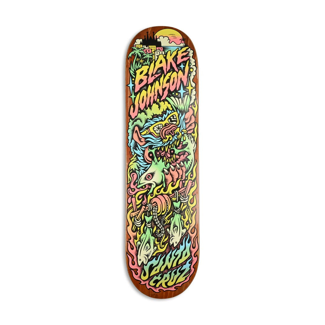Santa Cruz Blake Johnson Wolf Two Skateboard Deck - 8.375