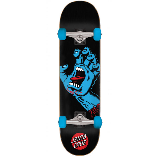 Santa Cruz Skateboard Complete Screaming Hand Black - 8.00