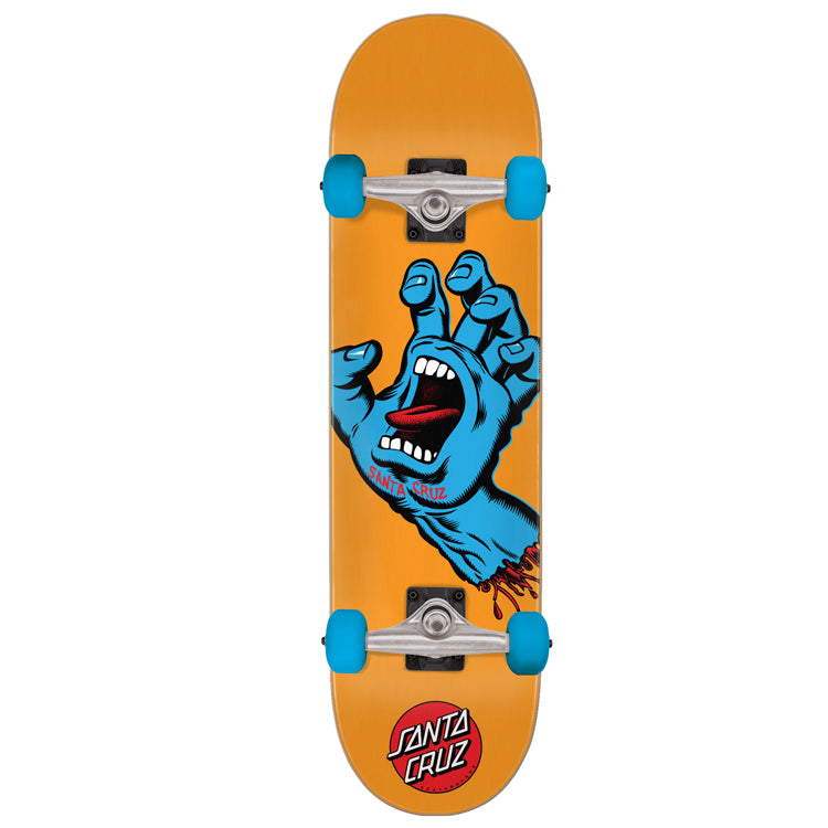 Santa Cruz Skateboard Complete Screaming Hand Orange  - 7.8
